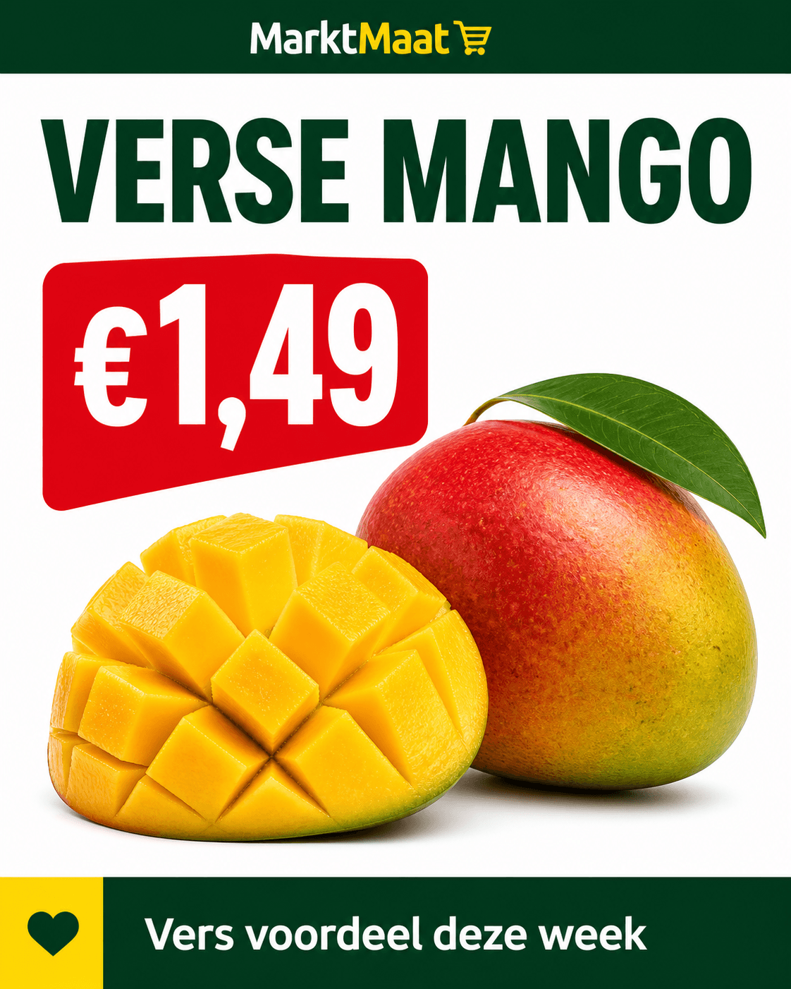 Illustrative MarktMaat offer for fresh mango