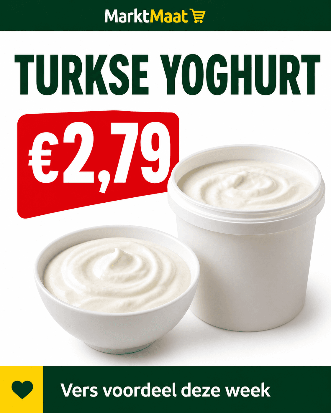 Illustrative MarktMaat offer for Turkish yoghurt