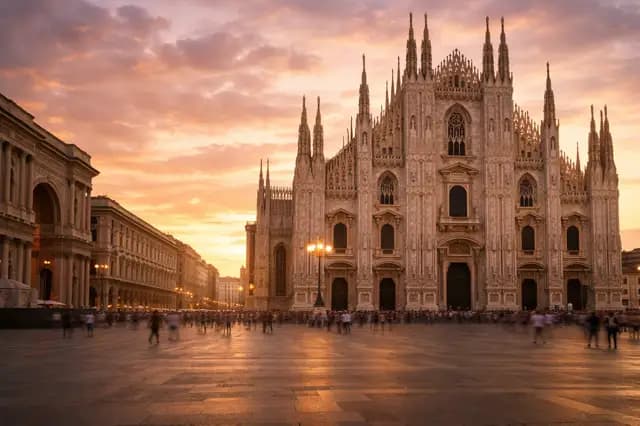 Same character, Milano scene