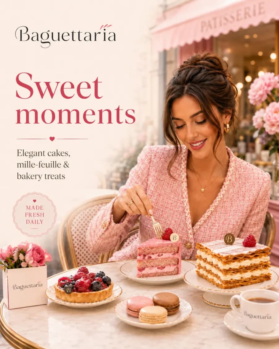 New sweets and cakes ad variant