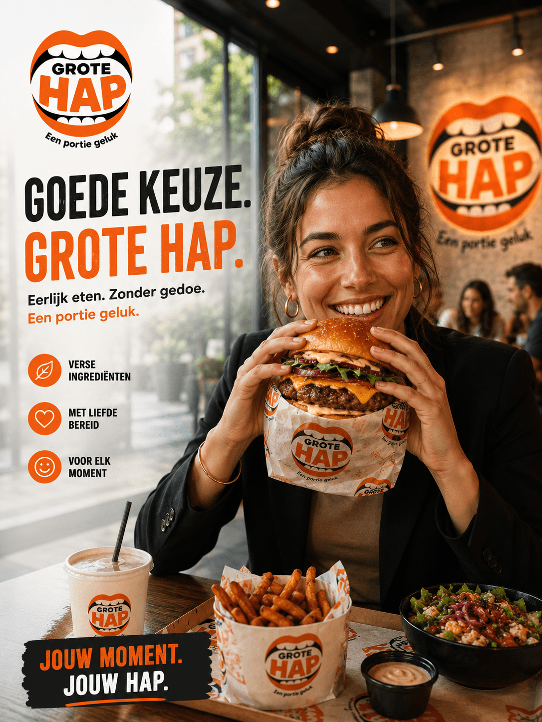 Grote Hap campaign advertisement concept