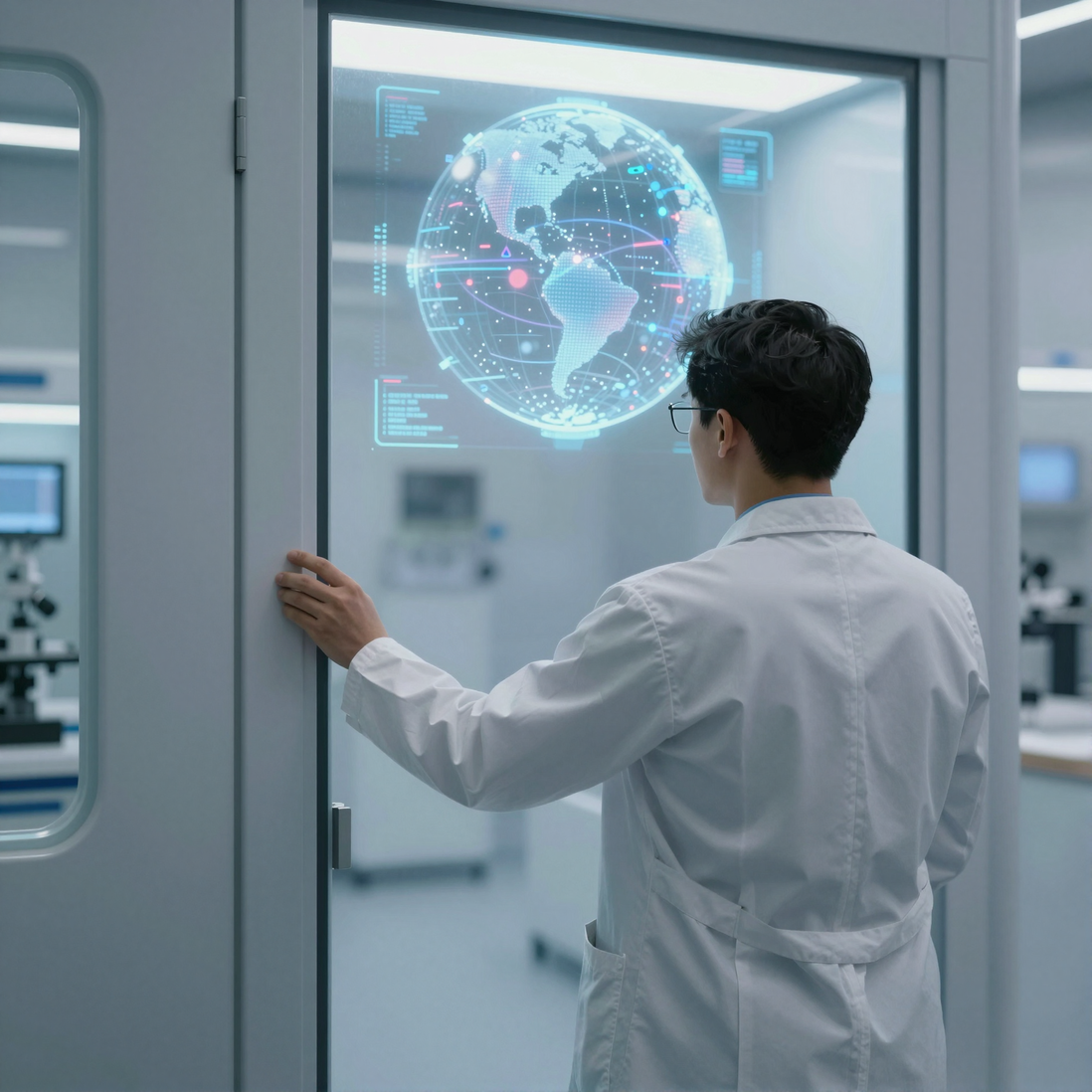 Reference: Sci-Fi Lab Reveal Over the Shoulder