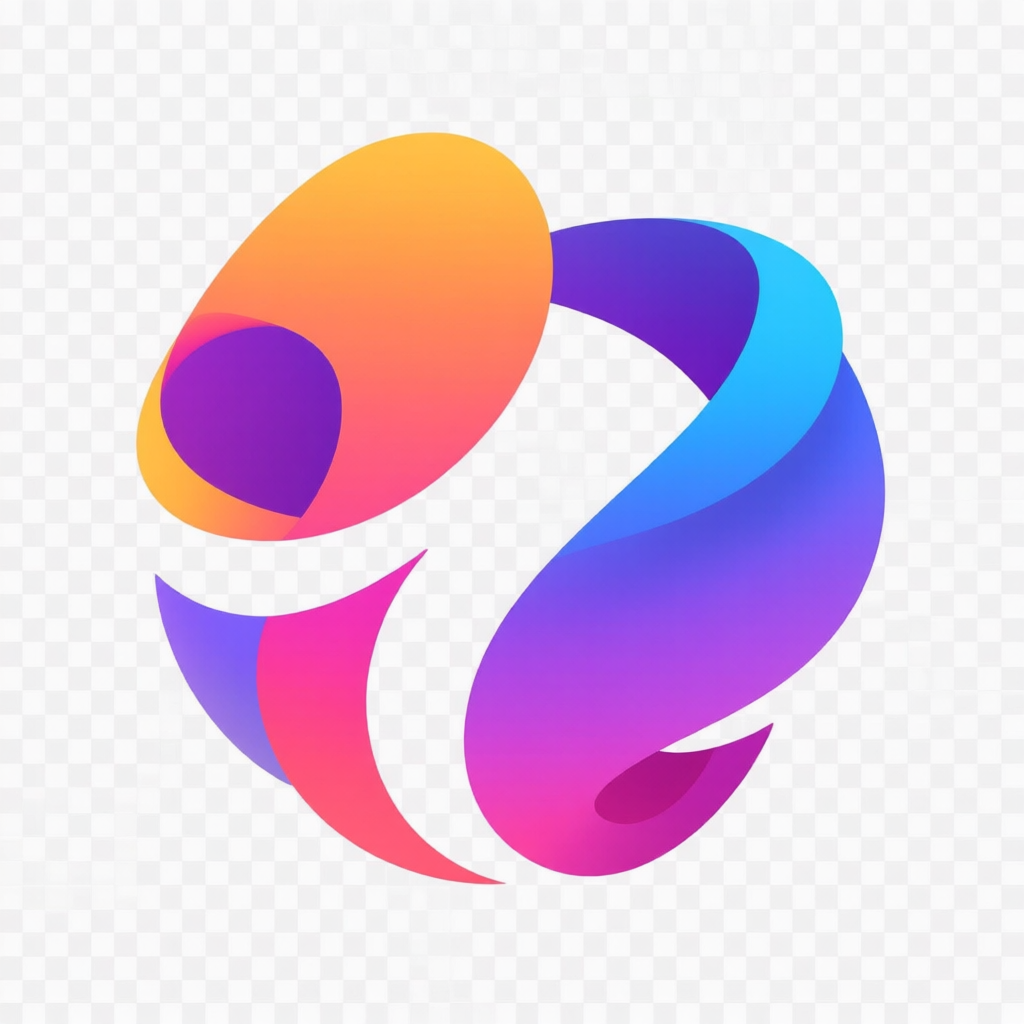24 Abstract Logo With Flowing Curves Vibran