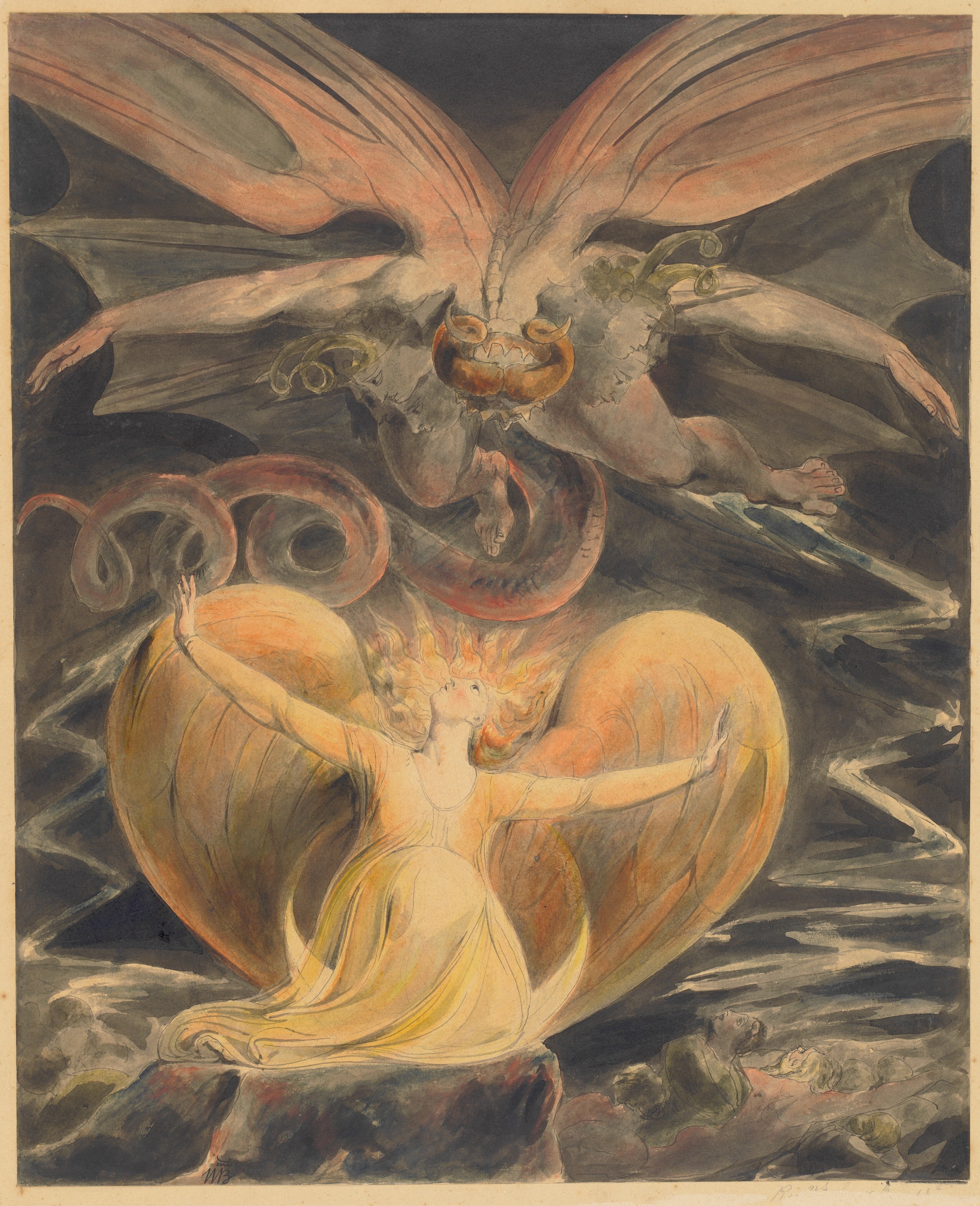 William Blake: The Great Red Dragon