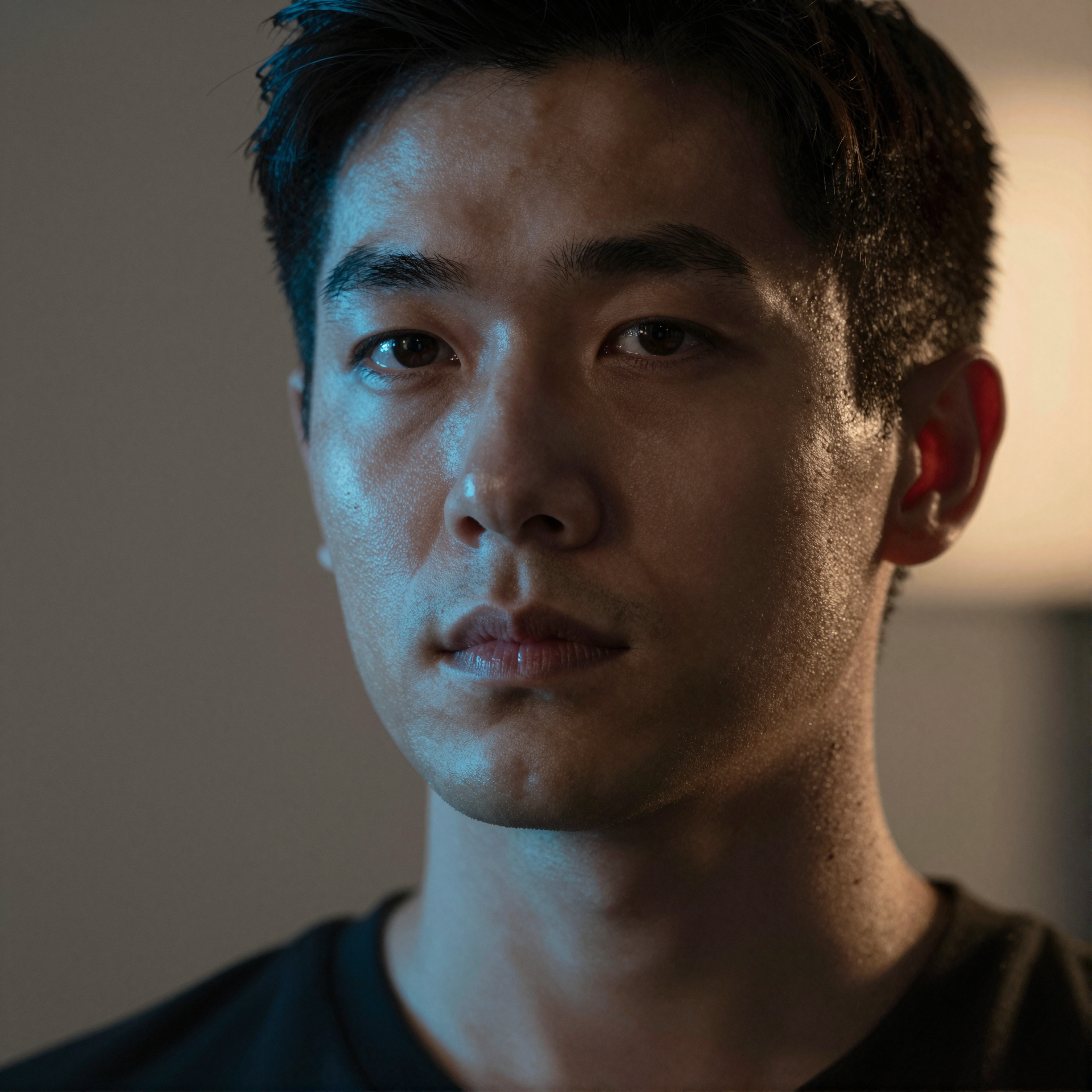 Intense Portrait – Studio Mixed Lighting